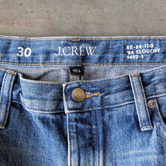 J. Crew Mid-Rise Slouchy Jean in 1984 Rigid Cecilia Wash size 30 - Picture 6 of 8